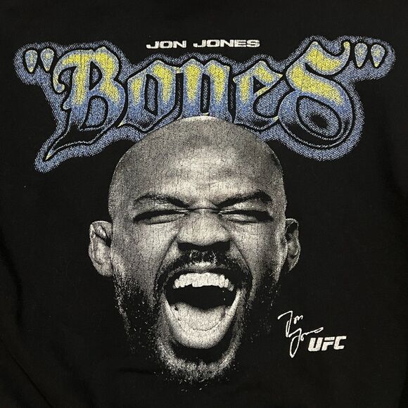 UFC Black Hoodie with Graphic Design - Picture 2 of 7